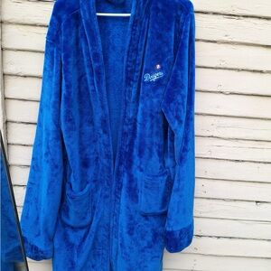 La dodgers Robe with Embroidered Logo